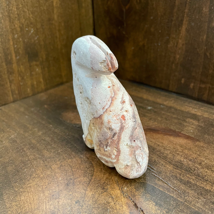 Sweet Bunny River Stone Fetish, by Salvador Romero