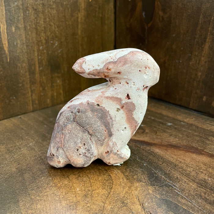 Sweet Bunny River Stone Fetish, by Salvador Romero
