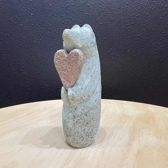 Salvador Bear with Heart for Sale at Raven Makes Gallery