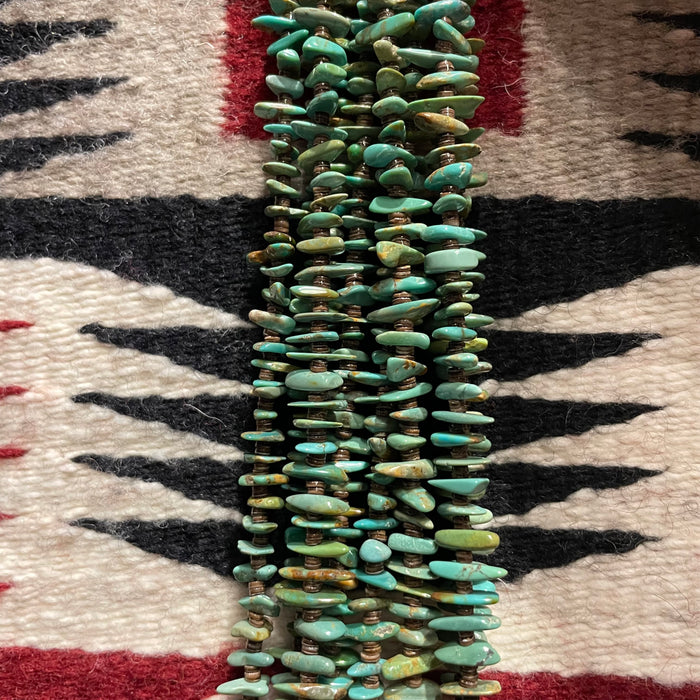 Eight Strands Kingman Turquoise Necklace, by Marie Lee
