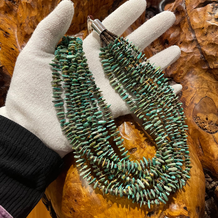 Eight Strands Kingman Turquoise Necklace, by Marie Lee