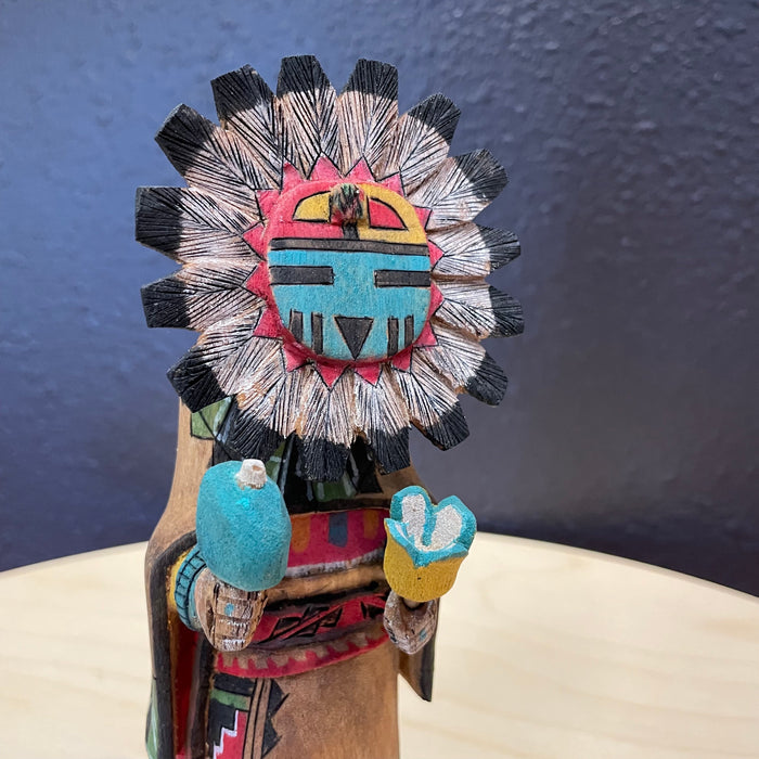 Sun Face (Dawa) Kachina Doll, by Wilfred Kaye,