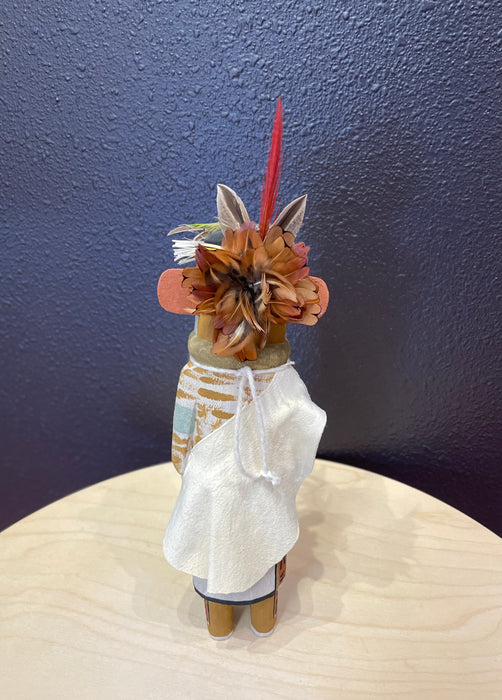 Cactus Flower Hopi Kachina Doll, by Raynard Lalo