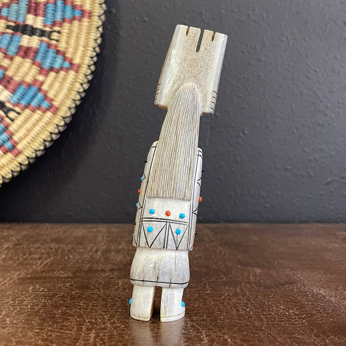 Zuni Maiden with Rain Tablita, by Claudia Peina