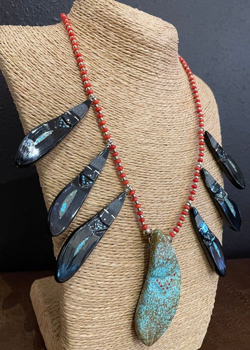 Corn Maidens Necklace, by Todd Westika