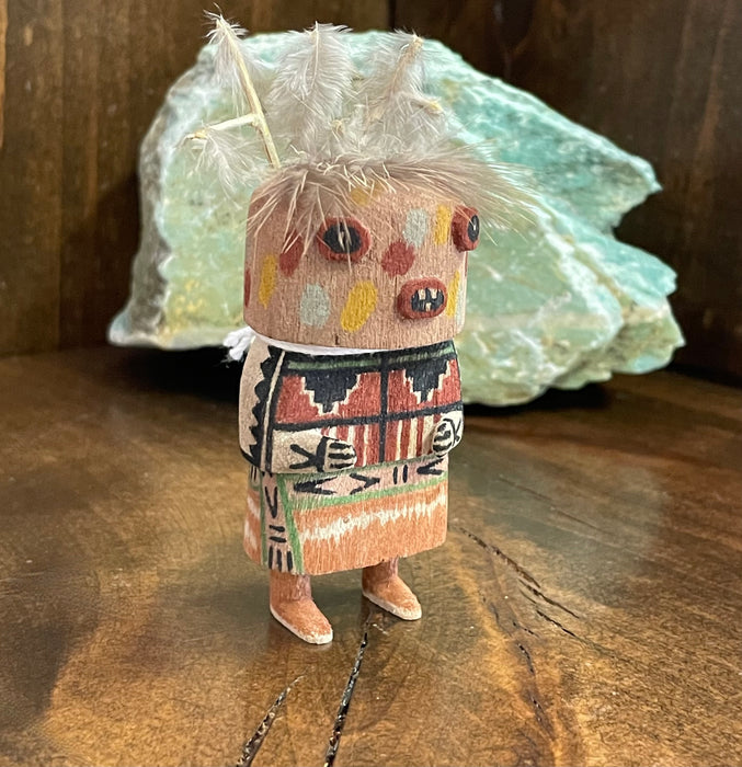 Masau'u Mini-Kachina Doll, by Kevin Quanimptewa