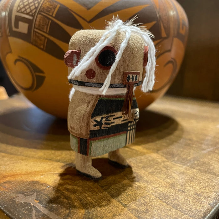 Miniature Kachina Doll Owl, by Kevin Quanimptewa