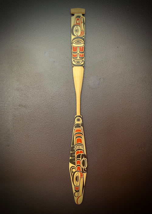 Sea Serpent and Raven Paddle, by Kolten Khasalus Grant