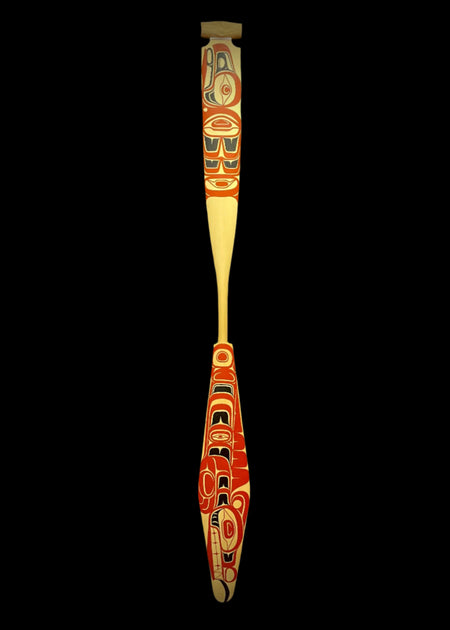 Northwest Coast Paddle for Sale at Raven Makes Gallery