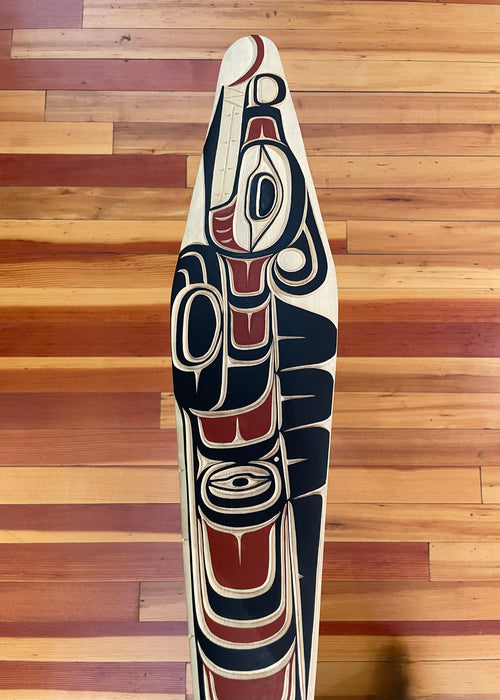 Sea Serpent and Raven Paddle, by Kolten Khasalus Grant