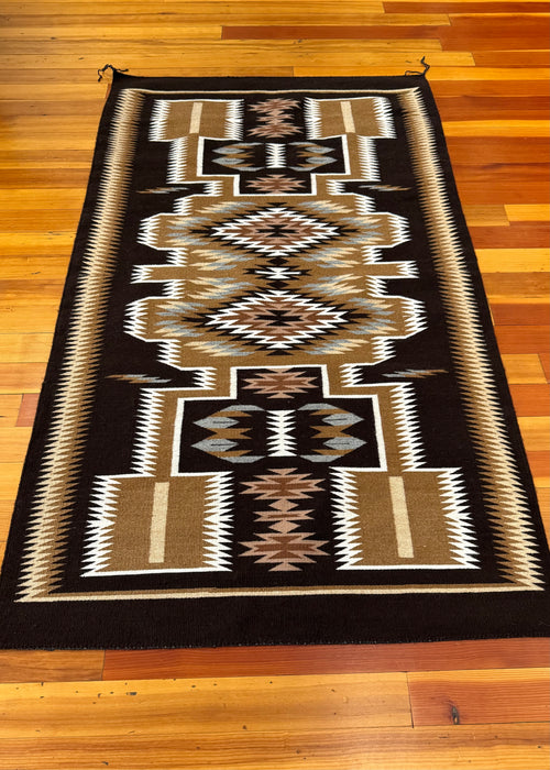 Navajo Storm Pattern Rug, by Andrea Williams