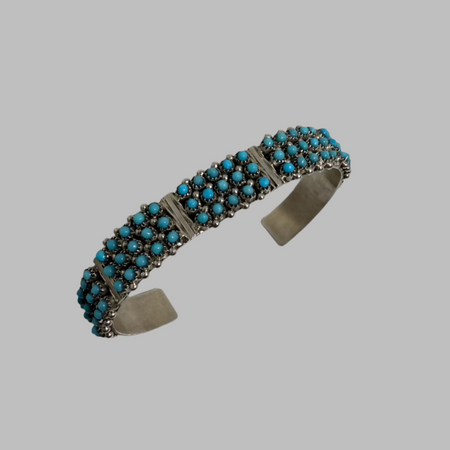 Zuni Snake Eyes Haloo Bracelet