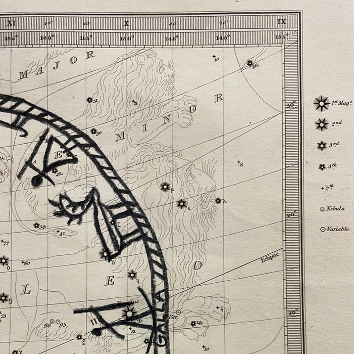 SÁRVA (Moose), 1844 Celestial Map, by Elina Nygard