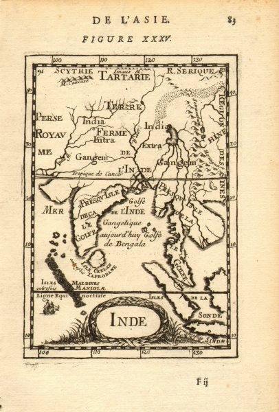 Indigenous Earth, Set of Six 1683 Maps: The Inhabited Continents by Various Artists