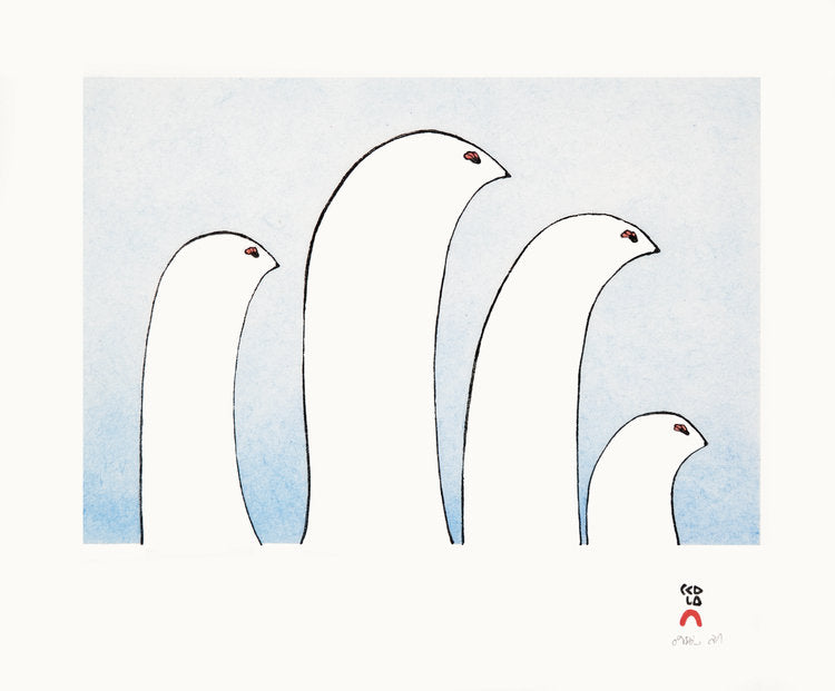 Ptarmigans, by Ningiukulu Teevee