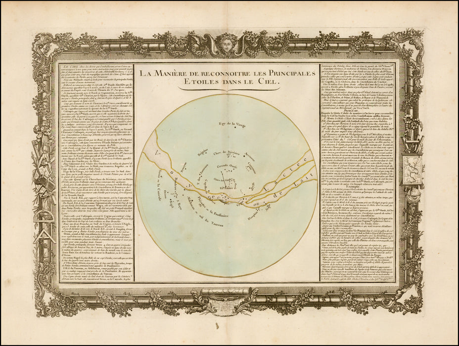 Teachings From The Stars, 1756 Celestial Map, by James 'Bud' Day