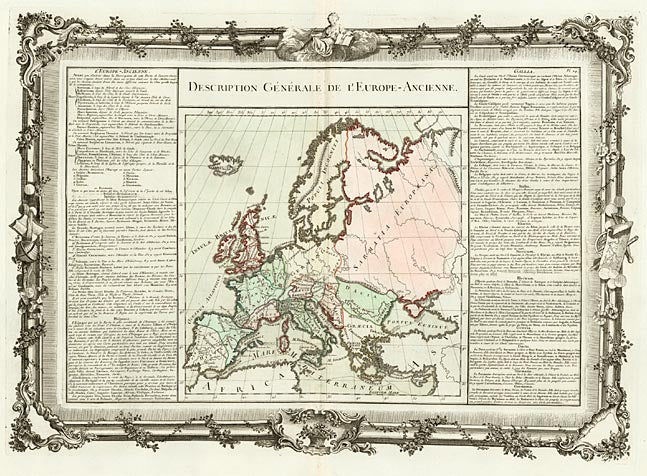 Line of Reindeer, 1756 Map, by Elina Nygard