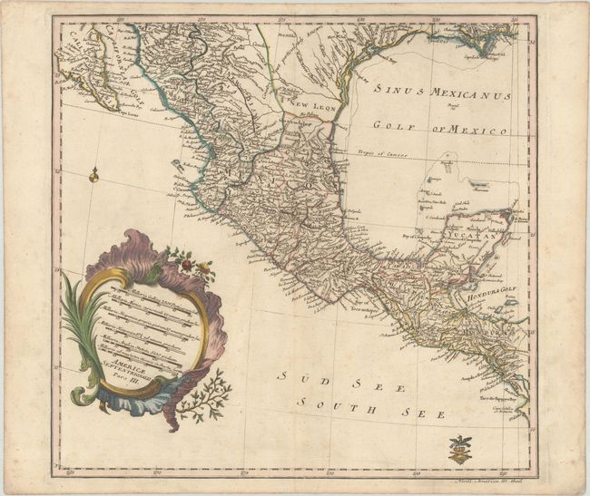 The Original Land, 1760 Mexico Map, Guillermo Chavez Rosette