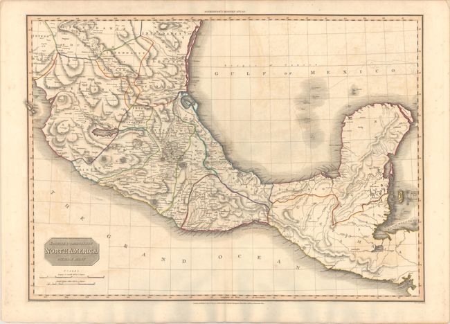 Tlaloc (Rain God in Uniform) and Tamoanchan (The Seven Tribes Depart,) 1811 Map, by Guillermo Chavez Rosette