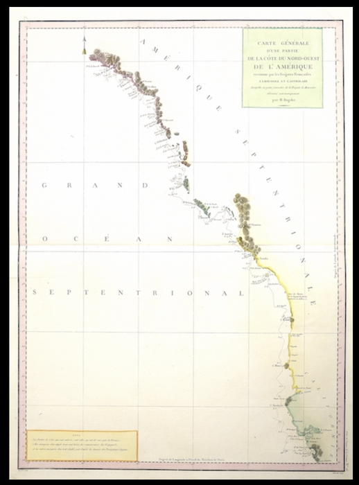 Salish Sea Killer Whale, 1797 Map, by John Marston