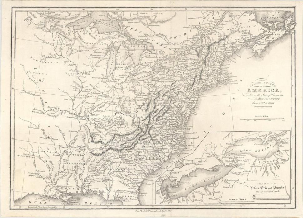 Bawaaganag, (Guardians, Thunderbird and Underwater Panther,) 1816 Map, by James 'Bud' Day