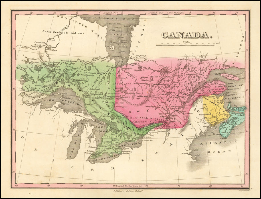 We Are At Peace, 1824 Canada Map, Loretta Gould, Mi'kmaq