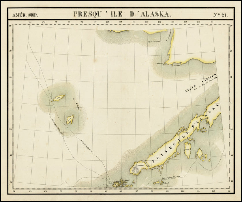 Isuqwiq pisuraa (Hunting Seals) II, 1827 Map, by, Heather Johnston