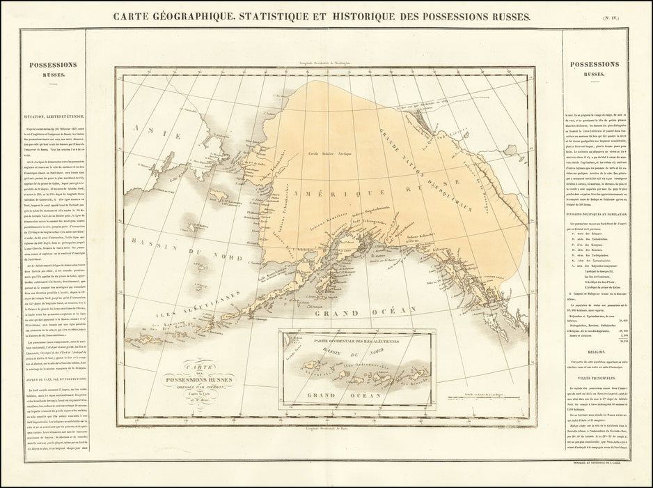 Duality, 1825 Alaska, Map, by Heather Johnston