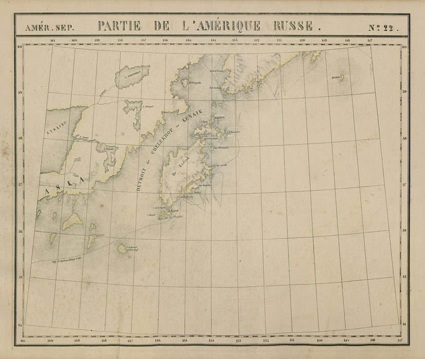 qangiquusinaq (long long ago), 1827 SC Alaska Map, Heather Johnston, Alutiiq