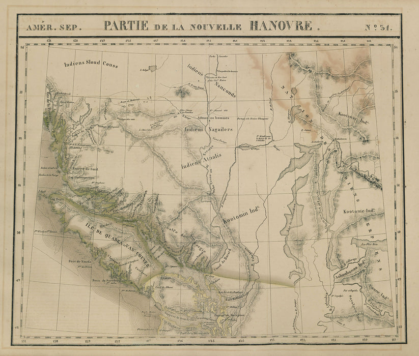 Ancestral Flight, 1827 Map, by John Marston