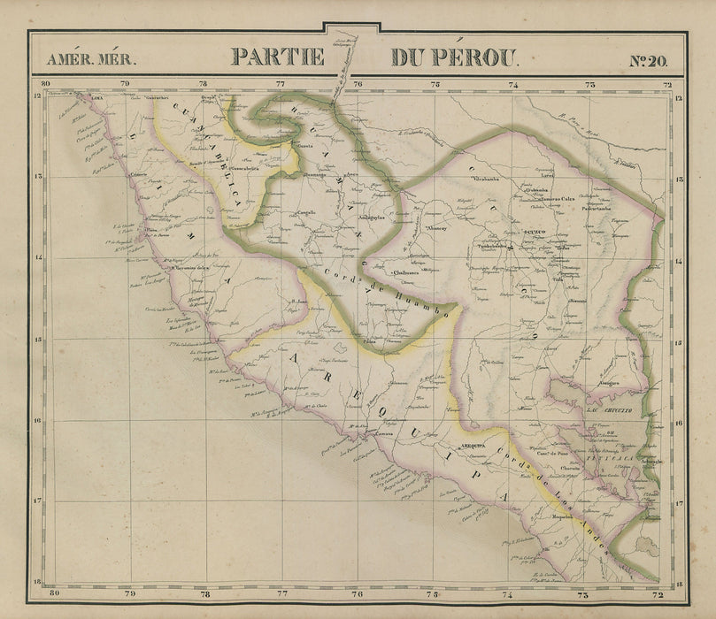 Apuchay Anti Huaca (Honoring the Sacred Huaca) 1827 Map, by Willian Mamani Loayza