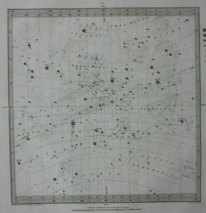 SÁRVA (Moose), 1844 Celestial Map, by Elina Nygard