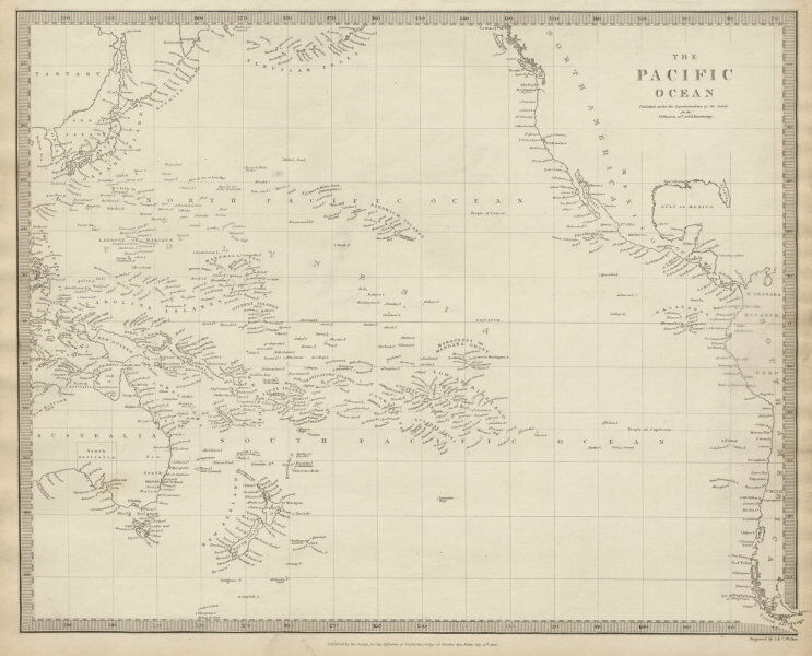 Ka Moana Pakipika, 1844 Map, by Brook Kapūkuniahi Parker