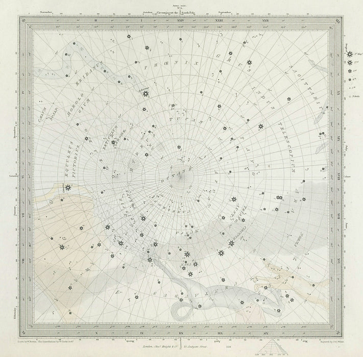 Star Man, 1847 Celestial Map, by Tommy Pau
