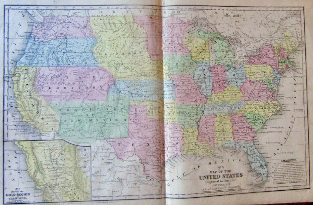 INVISIBLE PEOPLE-WELL DOCUMENTED, 1852 Map, by Ramon Shiloh