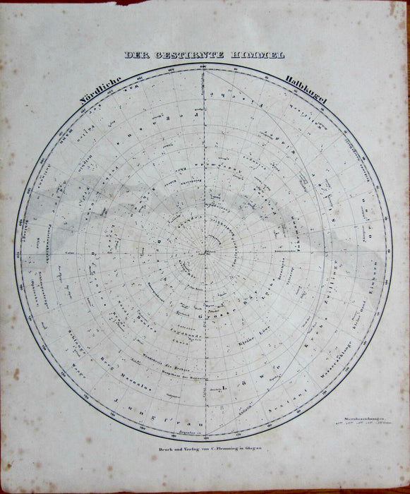 The One Who Cries For The Land, 1853 Celestial Map, by Cheryl Grunlose
