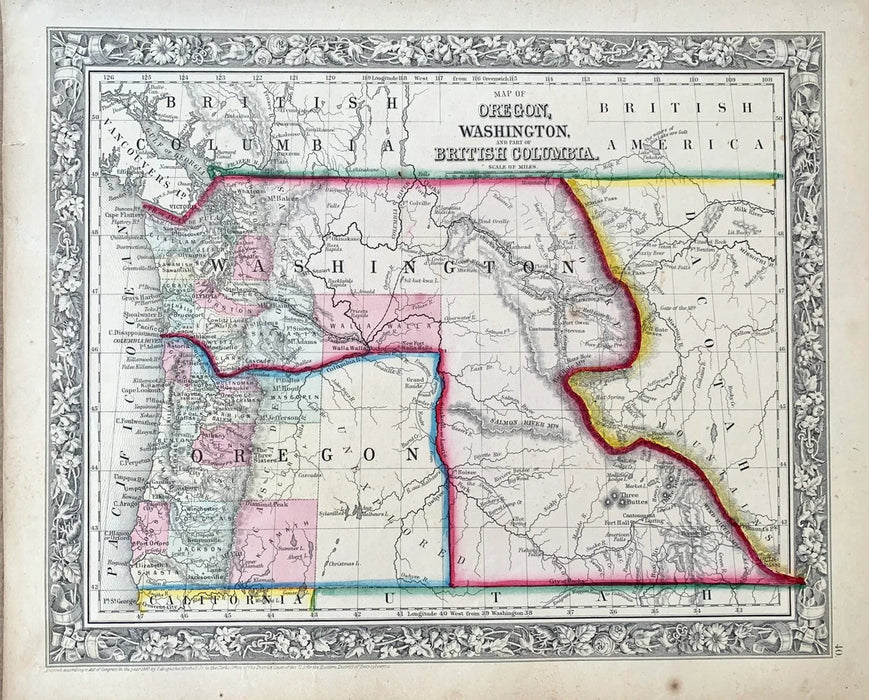 When Horses Were Powerful, 1862 Map, by Cheryl Grunlose