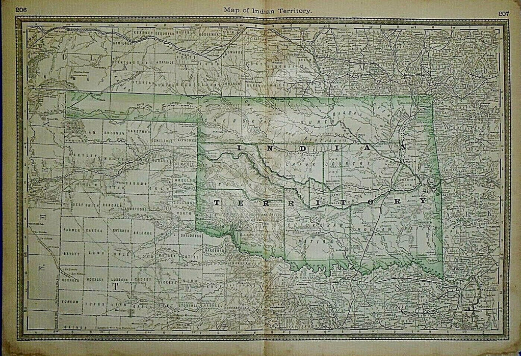 We Haven't Forgotten You, 1883 Map of Indian Territory , by Dolores Purdy, Caddo Nation, Winnebago