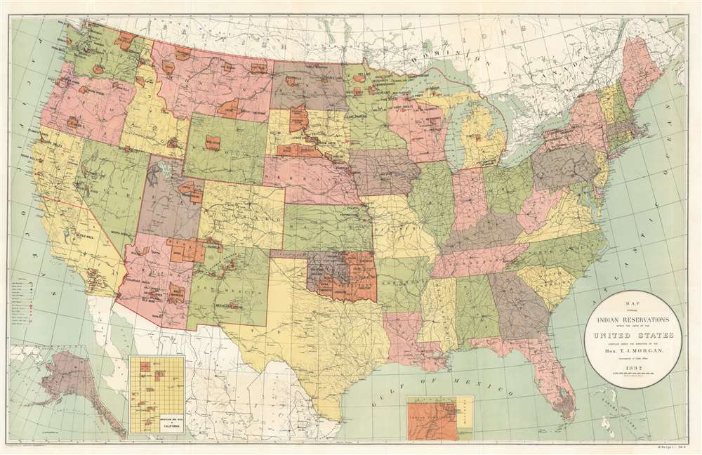 Your Manifest is Not My Destiny, 1892 Map of the Reservations, by Joe Pulliam, Oglala Lakota