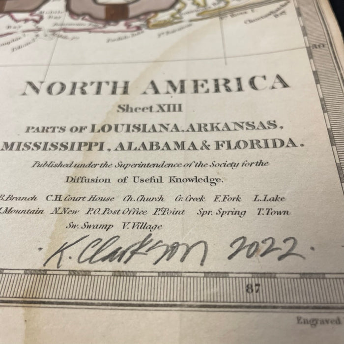 Choctaw Super Hero, 1833 Map, by Karen Clarkson