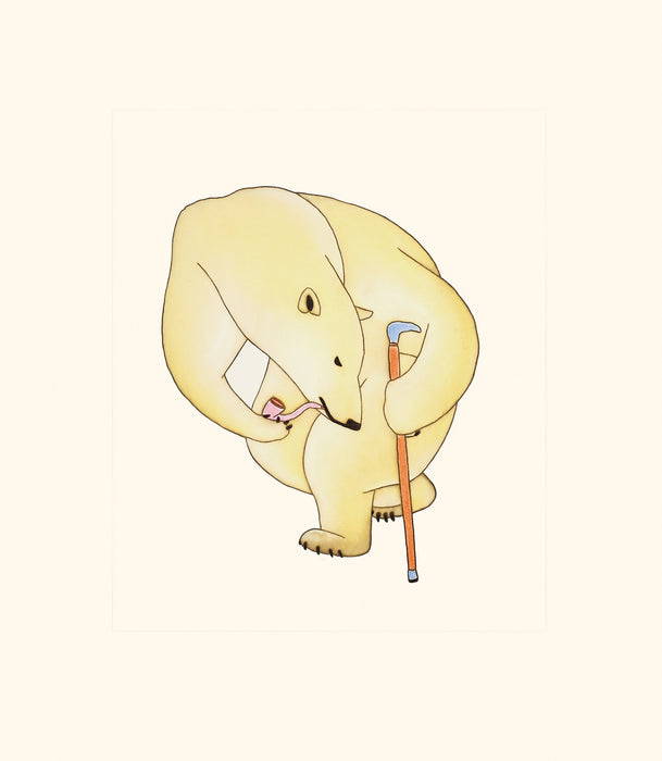 Cape Dorset 2020 Print, Distinguished Bear, Qavavau Manumie