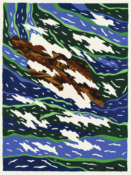 Cape Dorset 2020 Print, Above the Storm, Ooloosie Saila