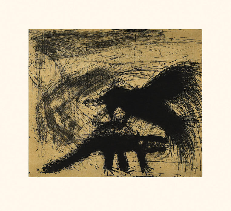 Cape Dorset 2020 Print, Frenzy, Kakulu Saggiaktok
