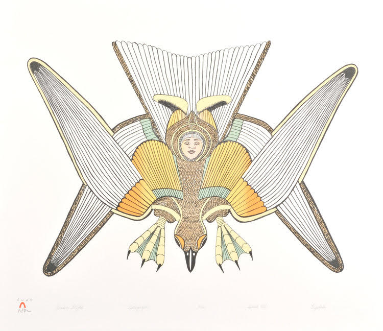 Cape Dorset Inuit Bird Print at Raven Makes Gallery