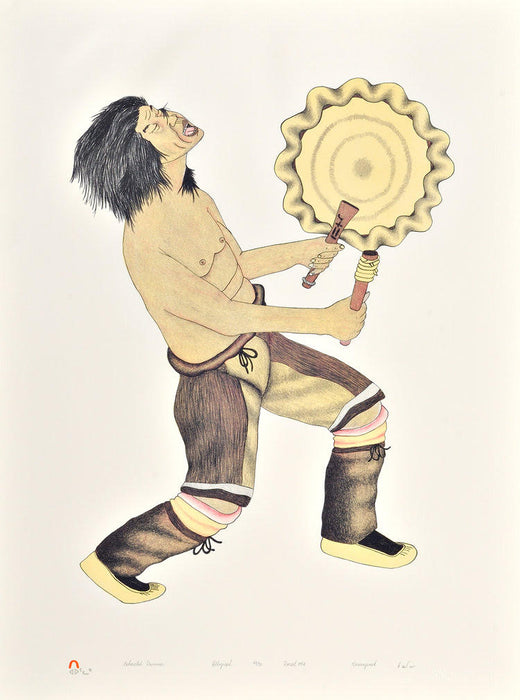 Exhausted Drummer, by Kananginak Pootoogook