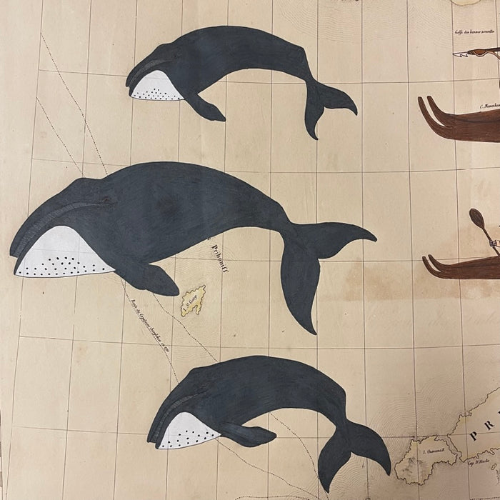 Bounty of the Sea, 1827 Map of SW Alaska, by Heather Johnston