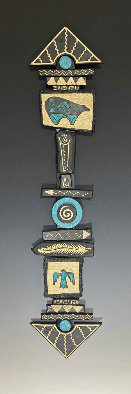 Carolyn Bernard Young Choctaw Art at Raven Makes Gallery