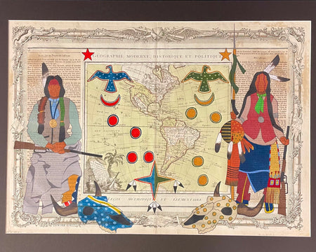 Ledger Art at Raven Makes Native American Art Gallery 