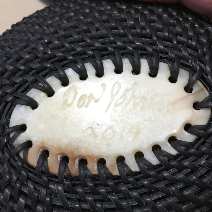 Baleen Basket with Seal, by Don Johnston