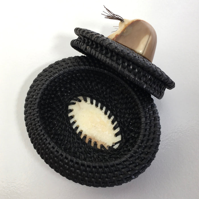 Baleen Basket with Seal, by Don Johnston
